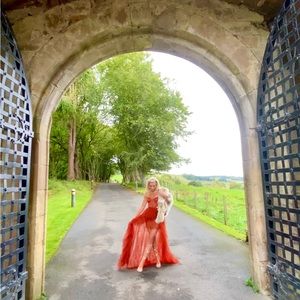 For love and lemons bustier gown